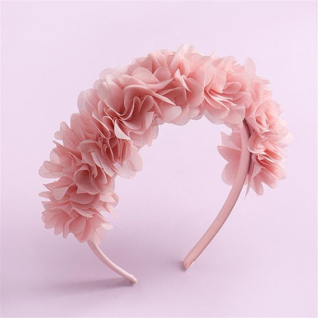 Rd lala Haarband, Spitzenblumen, rosa, Kinder - Bild 1