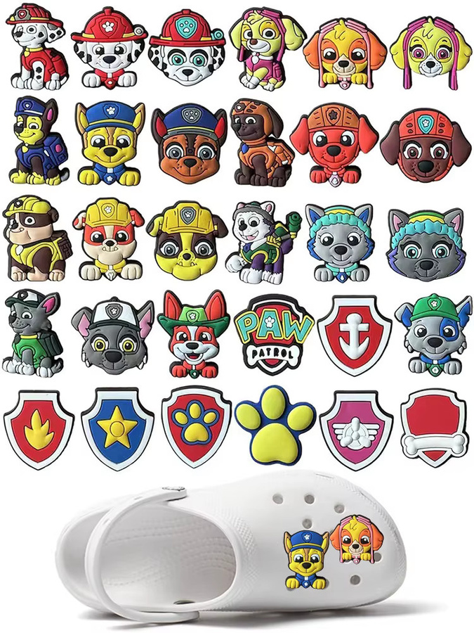 Potdemiel Schuhcharms, 31-teiliges Set, Cartoon-Hunde, Kinder - Bild 5