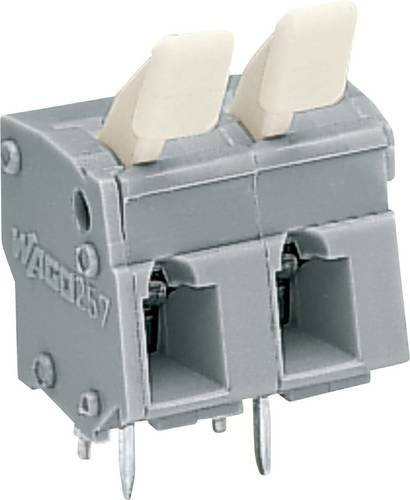 WAGO 257-516/333-000 Leiterplattenklemme Grau, 40 Stück - Bild 1