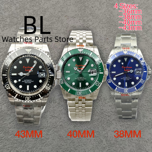 BLIGER Armbanduhr Mechanisch, Edelstahl, Saphirglas, 43 mm, Herren - Bild 1