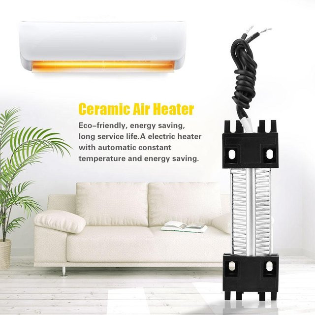 Fishine Isolierter PTC Keramik Lufterhitzer Heizelement 12V 100W Schwarz - Bild 1