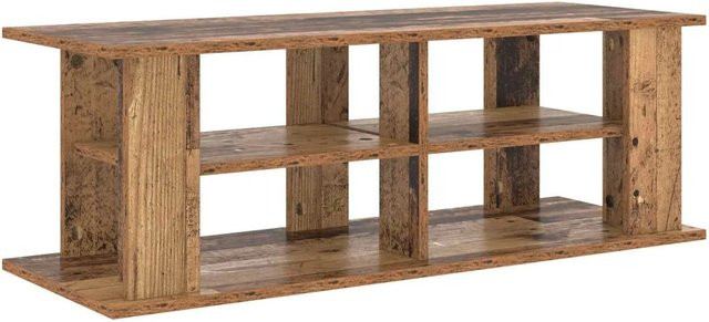 vidaXL TV-Ständer aus Altholz in Braun, moderner Media-Ständer für dein Wohnzimmer, B/T/H: 96 x 35 x 33,5 cm - Bild 1
