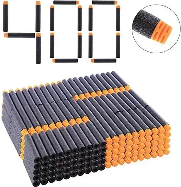 Nerf Schwarze EVA-Darts, Weiche Nachfüllkugeln, Nachfüllpack - Bild 1