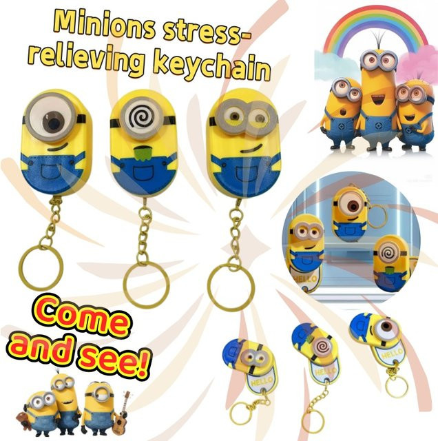 Disney Minions, kleine Spielzeuge, Anhänger, magnetische Klingelkarten - Bild 1