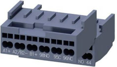 Siemens Steuerstromkreisklemme 3RA6920-2C, grau, Breite: 2,8 cm, Höhe: 4,5 cm - Bild 1