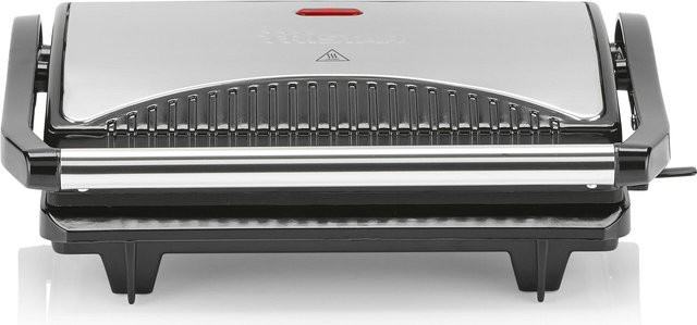 Tristar GR-2846 Kontaktgrill in Schwarz und Silber mit Edelstahlgehäuse und 700 W Leistung - Bild 2