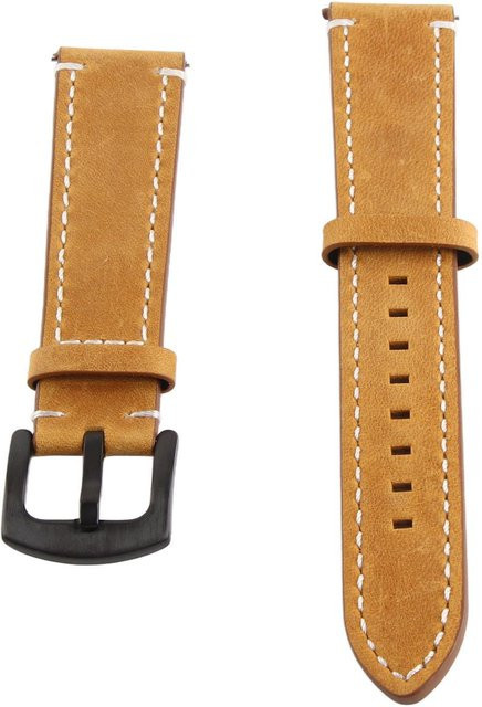 Neoglint Uhrenarmband Leder, Vintage, brown, 20mm, Herren - Bild 1