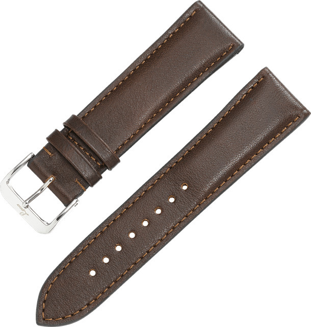 Uhrenarmband Leder, braun - Bild 1