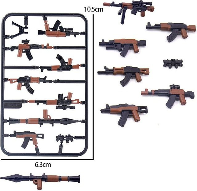 Yiran toy Gatling-Gun Militärwaffe, Bausteine, ab 6 Jahren - Bild 1