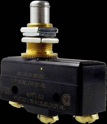 Honeywell SPS BE-2RQ1-A4 Schnappschalter in Schwarz aus Edelstahl - Bild 1