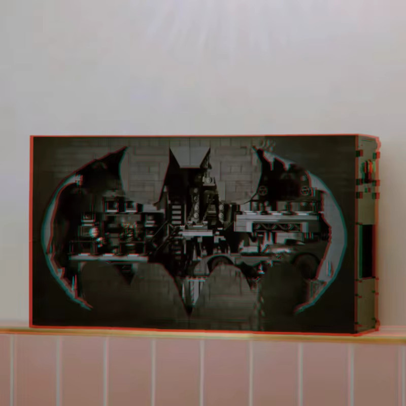 Batcave Shadow Box Klassische Desktop-Dekoration von Potdemiel in Schwarz - Bild 6