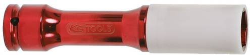 KS Tools 1/2" Alu-Felgen Kraft-Stecknuss XL in Rot, 21mm - Bild 1