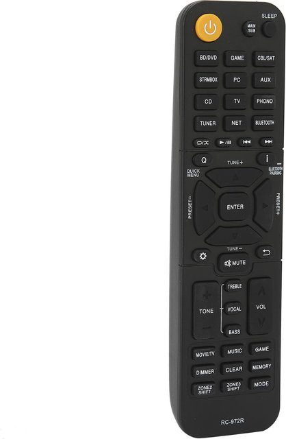 Onkyo Ersatzfernbedienung RC 972R in Schwarz passend für TX NR696, TX NR797 und TX RZ840 - Bild 1