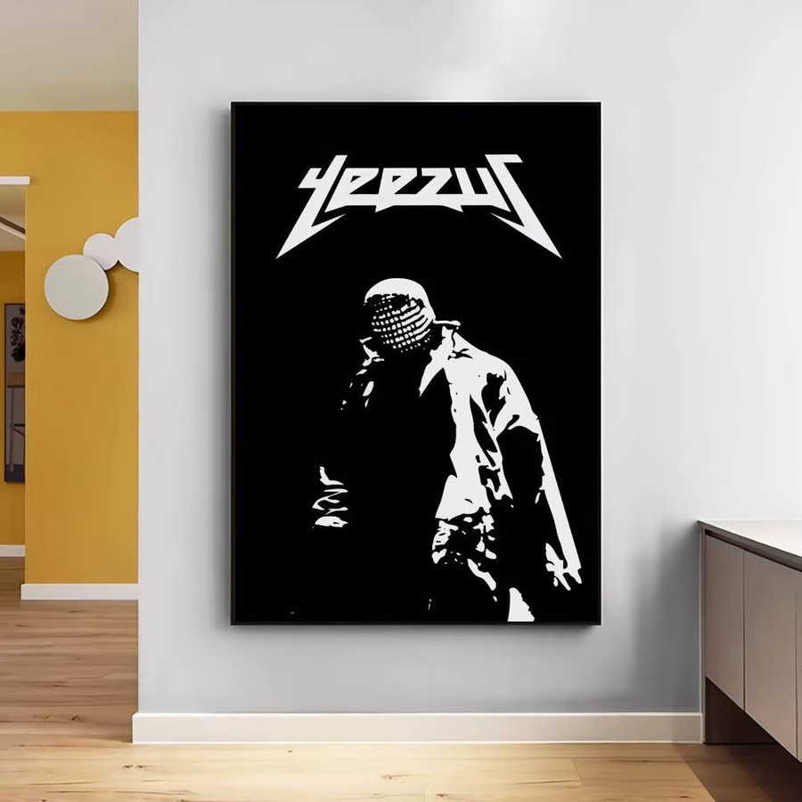 Selbstklebendes Kanye West Anime-Poster als dekoratives Kunstwerk für deine Raumgestaltung - Bild 6