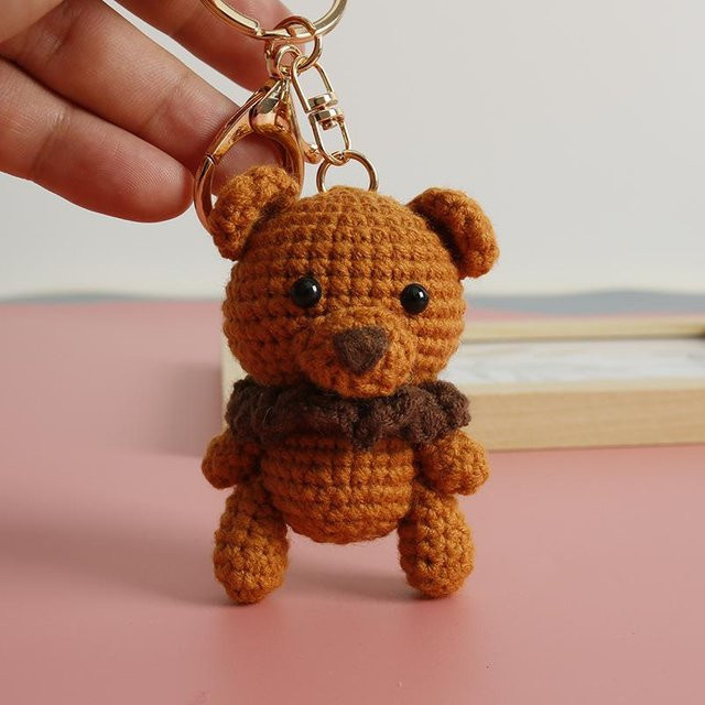 Linyi toy Schlüsselanhänger Bär, braun, Unisex - Bild 1