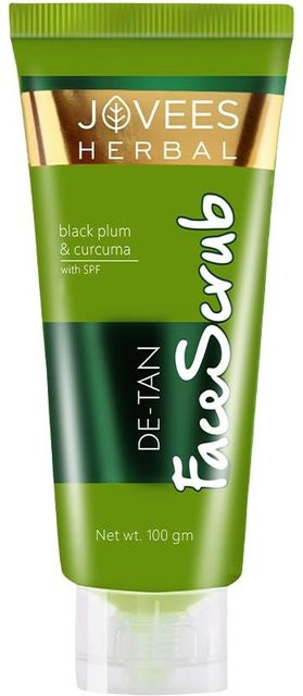 Jovees Herbal De-Tan Gesichtspeeling mit LSF, 100g, Normale Haut - Bild 1