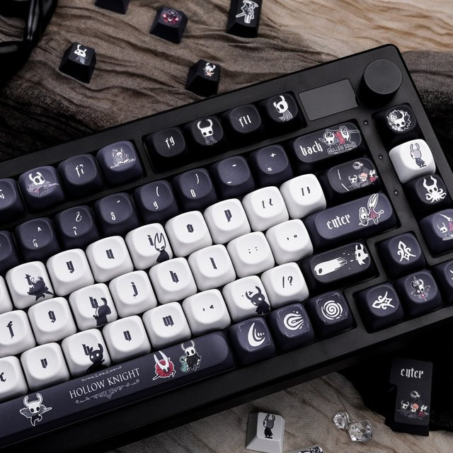 MAIMOOO Hollow Knight Theme Tastenkappen-Set MOA Cherry Profile PBT Custom Keycaps in Multicolour für mechanische Tastaturen - Bild 1