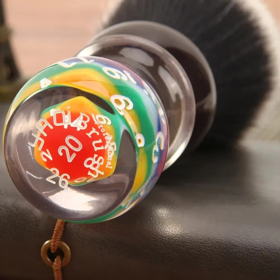 YAQI Rasierpinsel Lucky Dice, Herren - Bild 3