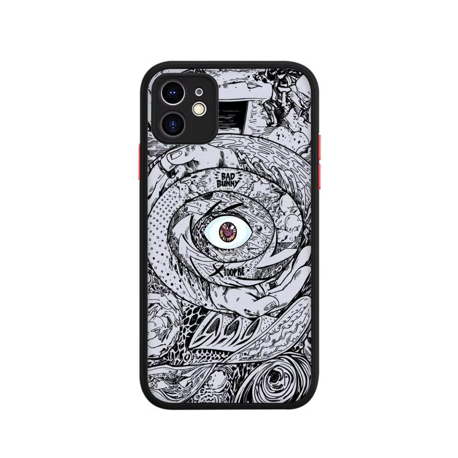 Bad Bunnys X100pre Handyhülle für iPhone 11 12 13 14 Pro Max Mini Plus XR XS durchscheinende matte Abdeckung in Transparent Multicolour - Bild 2