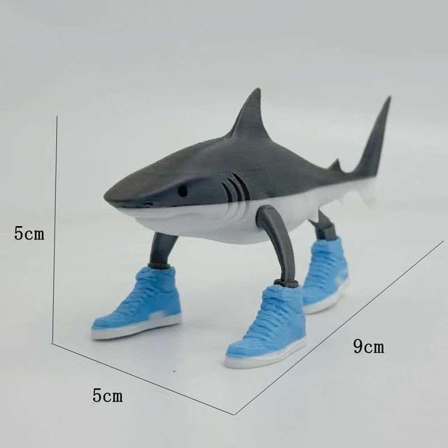 Fashnics Hai Figur graue - Bild 1