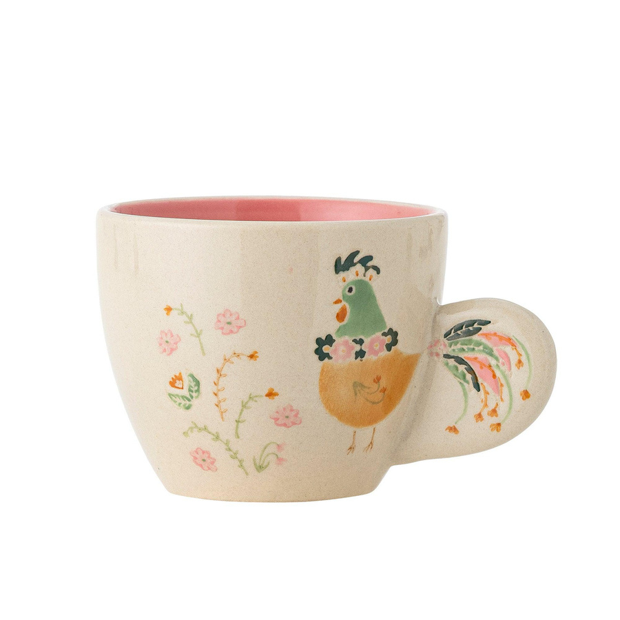 Bloomingville Becher Joshua aus Steingut beige 290ml - Bild 1