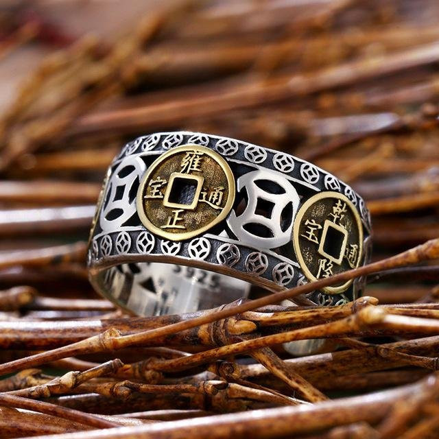 Ring 925 Silber, Vintage, Herren - Bild 1