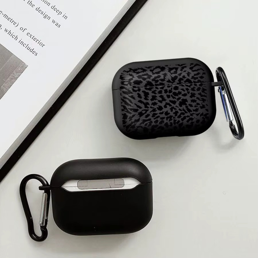 Schutzhülle im Leopardenmuster für Apple AirPods 3, Pro 3, Pro 2, Pro 2nd Gen und 4 in Multicolour und Schwarz - Bild 5