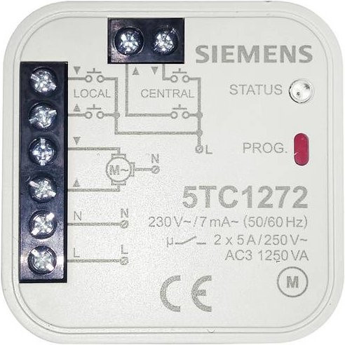 Siemens Schalterprogramm Delta 5TC1272 in Weiß - Bild 1