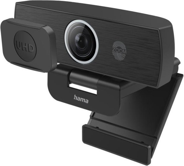 Hama C-900 Pro 4K UHD Webcam mit USB-C Anschluss in Schwarz - Bild 1
