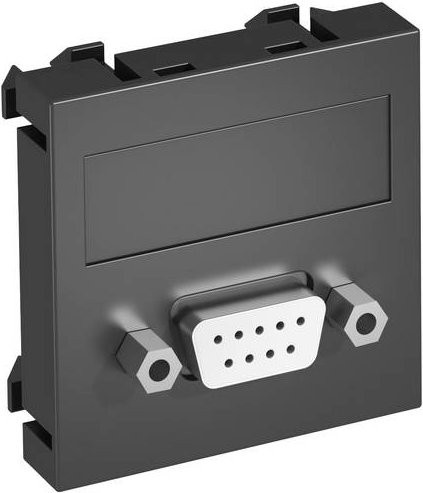 OBO Bettermann Abdeckung Multimediaträger, Grau, B: 4,5 cm, H: 4,5 cm, T: 0,9 cm - Bild 1