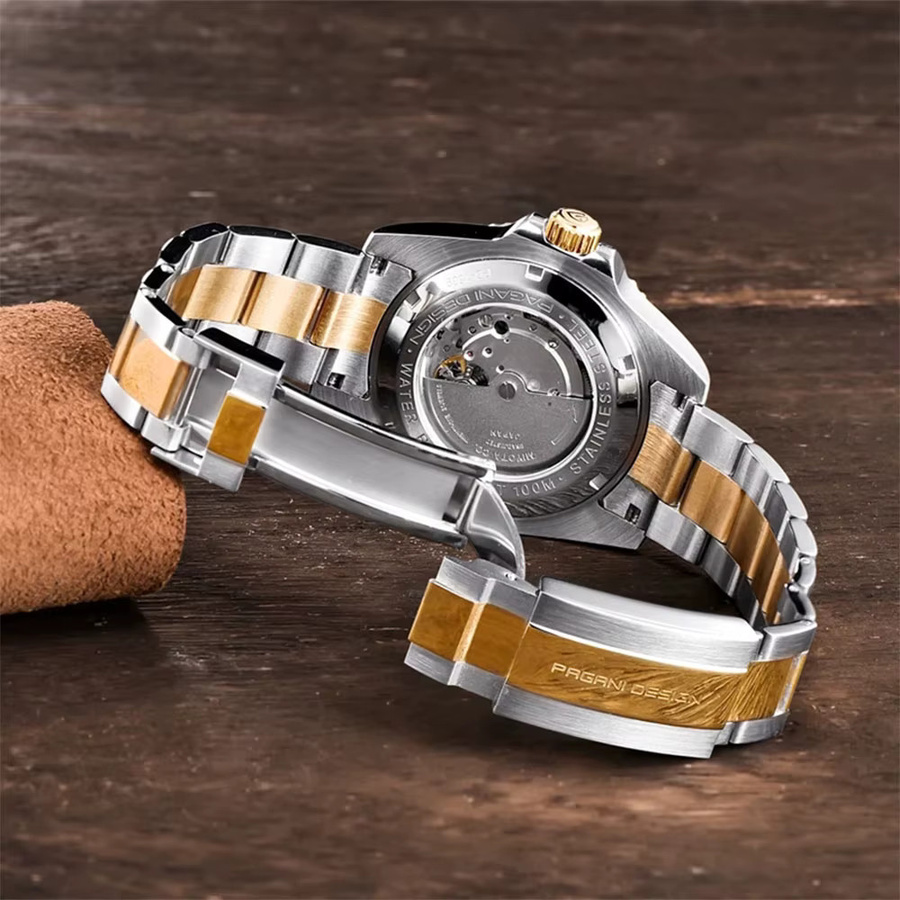 PAGANI DESIGN Armbanduhr Automatik, Edelstahl, Grün, Herren - Bild 6