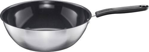Fiskars Functional Form Wok mit Keramikbeschichtung, Silber, Durchmesser: 28 cm - Bild 1