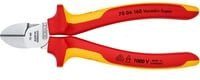 Knipex VDE Seitenschneider mit Facette 70 06 160, isoliert, verchromt, Länge: 160 mm - Bild 2