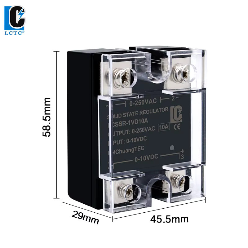 LCTC SSR Solid State Spannungsregler einphasig zur Steuerung mit 0-10V, 4-20MA oder 0-5V - Bild 2