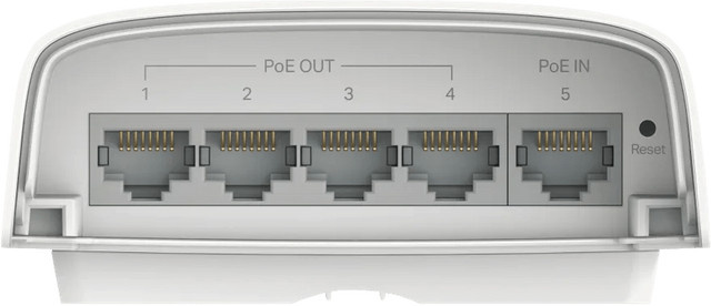 TP-Link SG2005P-PD Managed L2/L2+ Netzwerk-Switch mit 10G Ethernet und PoE in Weiß - Bild 1