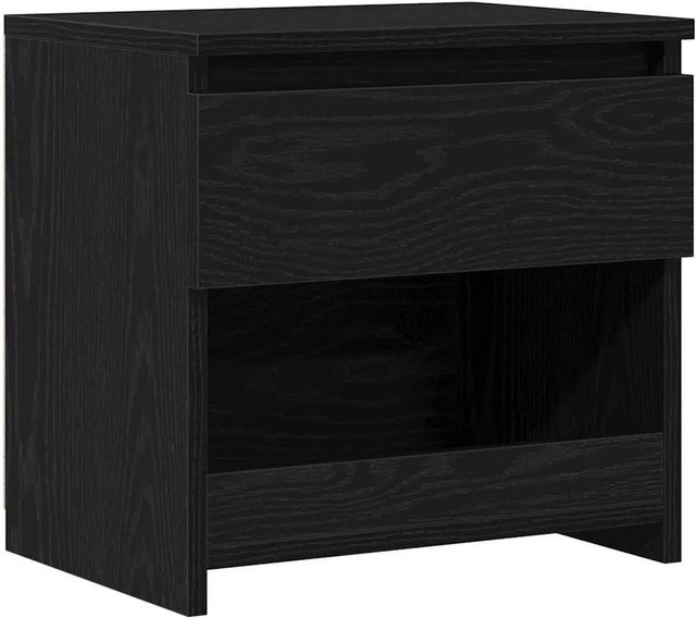 vidaXL Nachttisch aus Holzwerkstoff in Schwarz, B/T/H: 40 x 30 x 39 cm - Bild 1
