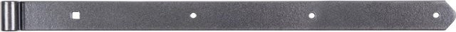 GAH Alberts Duravis Ladenband gerade Schwarzdiamant Duplexbeschichtet Stahl Schwarz Ø 13 mm, B: 600 mm, T: 40 mm - Bild 1