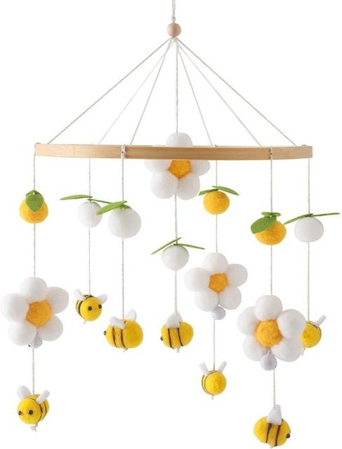 Binchi Outdoor Product Holz Babyspielzeug, Mobile Wiege Aufhängevorrichtung, ab 0 Jahre - Bild 1