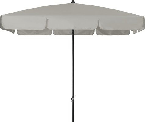 Doppler Sonnenschirm Sunline Waterproof NEO in Grau mit Polyester und Stahl, B: 185 cm, T: 120 cm - Bild 1