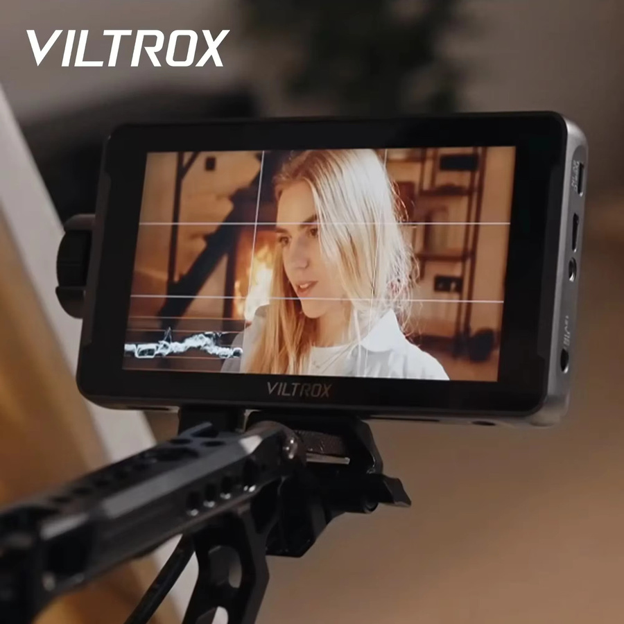 Viltrox DC-550/DC-550PRO II Professioneller Kamera-Studio-Monitor 5,5 Zoll 4K HDMI Touchscreen in Schwarz - Bild 2