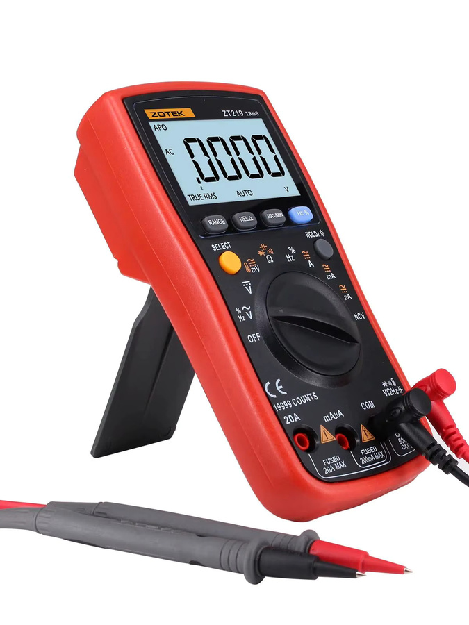 ZOYI 219 Digitalmultimeter True RMS Multimeter mit Transistortester und Kapazitätsmessgerät - Bild 6