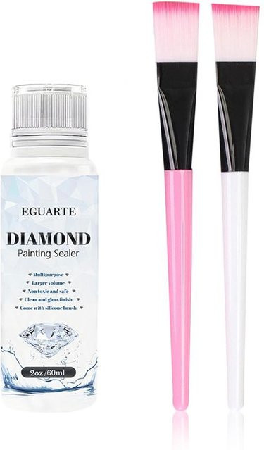 Diamant Malerei Versiegelungskleber in Transparent und Weiß für Diamond Art Puzzles zum Fixieren und Schützen von Perlen - Bild 1