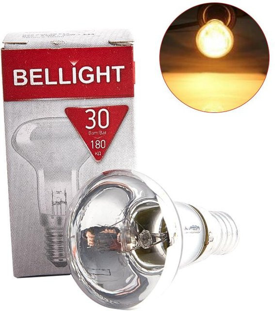 Perfect Style Ersatz-Lavalampe Glühbirne E14 R39, 30 W, warmweiß, transparent - Bild 1