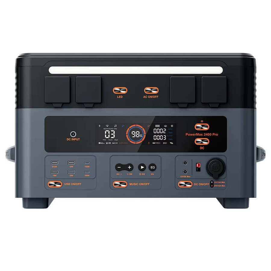 Oscal Powermax 2400 Pro Tragbare Powerstation mit 2400W und 2016Wh LiFePO4 Akku für Camping und Notfallstromversorgung - Bild 7