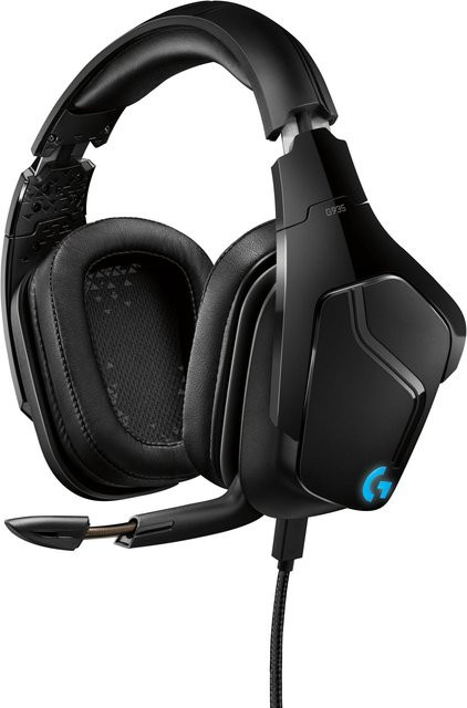 Logitech G935 Gaming Over Ear Headset mit 7.1 Surround Sound, 3,5 mm Klinke, Schwarz-Blau - Bild 2