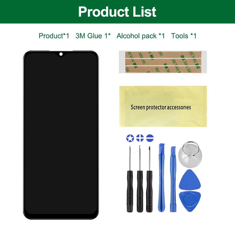 OPPO A17/A17K LCD Display mit Rahmen und Touch Screen Panel Ersatzteil in Schwarz (CPH2477/CPH2471) - Bild 5