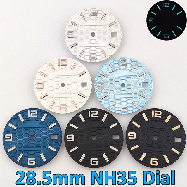 OUMASHI Zifferblatt, Blau, 28,5 mm, Unisex - Bild 1