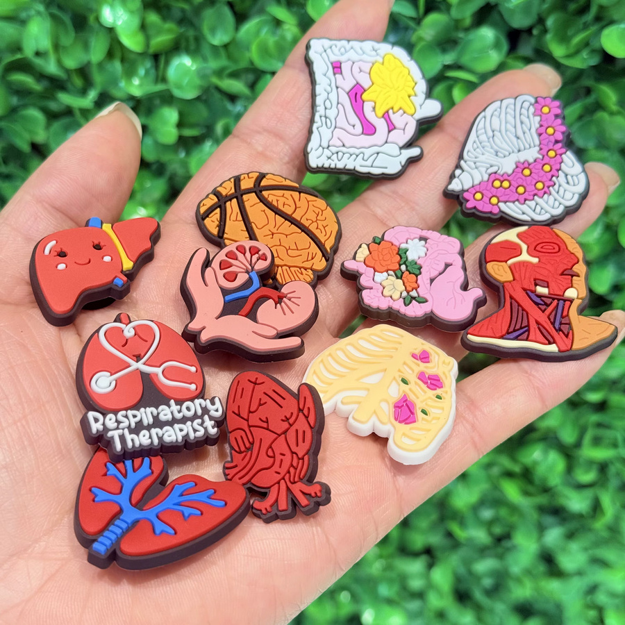 Happye&TiTi Charms Herz Leber Körper Teil, Unisex - Bild 3
