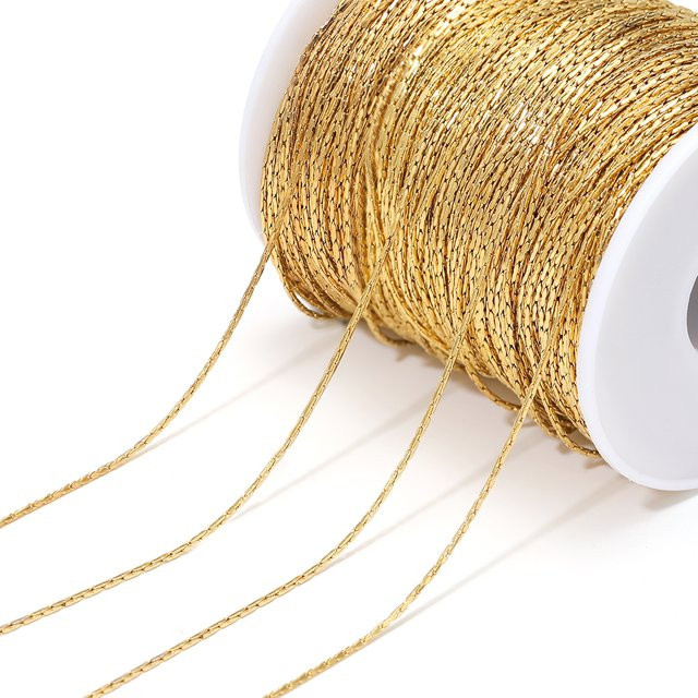 Semitree Edelstahl-Golddraht, Unisex - Bild 1