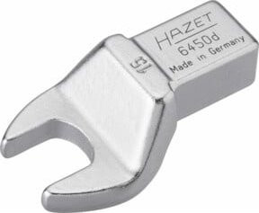 Hazet Einsteck-Maulschlüssel 6450D-15 mit 14 x 18 mm Einsteck-Vierkant und 15 mm Außen-Sechskant Profil in Silber - Bild 1